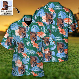 Personalized Horse You Want Tropical Custom Photo - Hawaiian Shirt