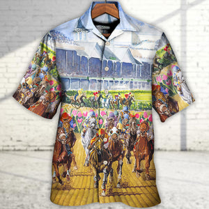 Horseback Riding Eat Sleep Horse Again - Hawaiian Shirt