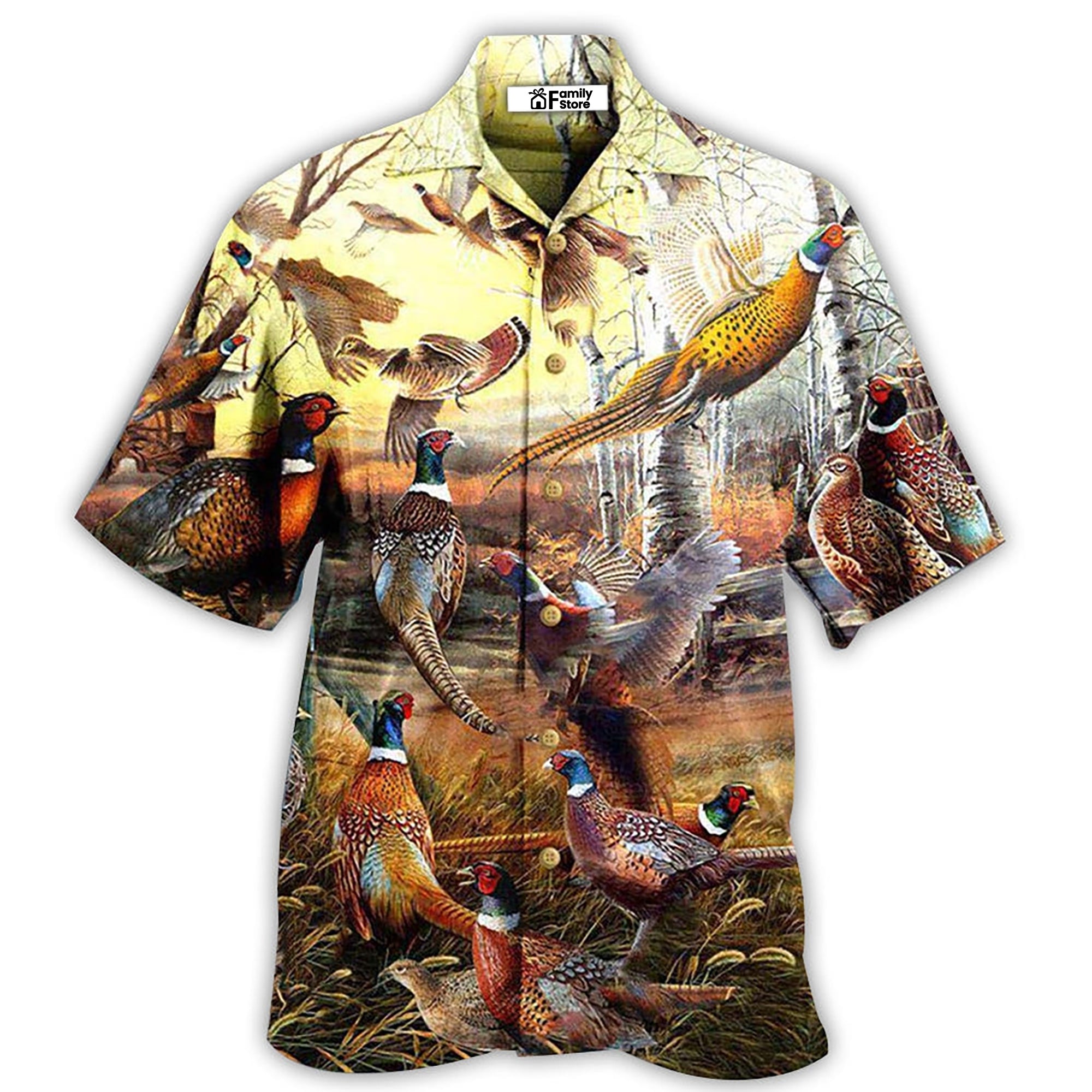 Hunting Animals Its Time For Pheasant Hunting - Hawaiian Shirt