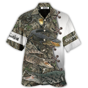 Hunting Crocodile Hunting Cool - Hawaiian Shirt