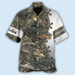 Hunting Crocodile Hunting Cool - Hawaiian Shirt