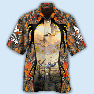 Hunting Dove Hunting Orange Style - Hawaiian Shirt