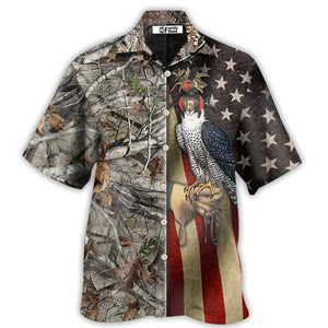 Hunting Falconry Hunting America - Hawaiian Shirt