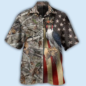 Hunting Falconry Hunting America - Hawaiian Shirt