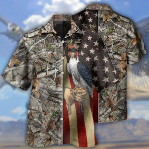 Hunting Falconry Hunting America - Hawaiian Shirt