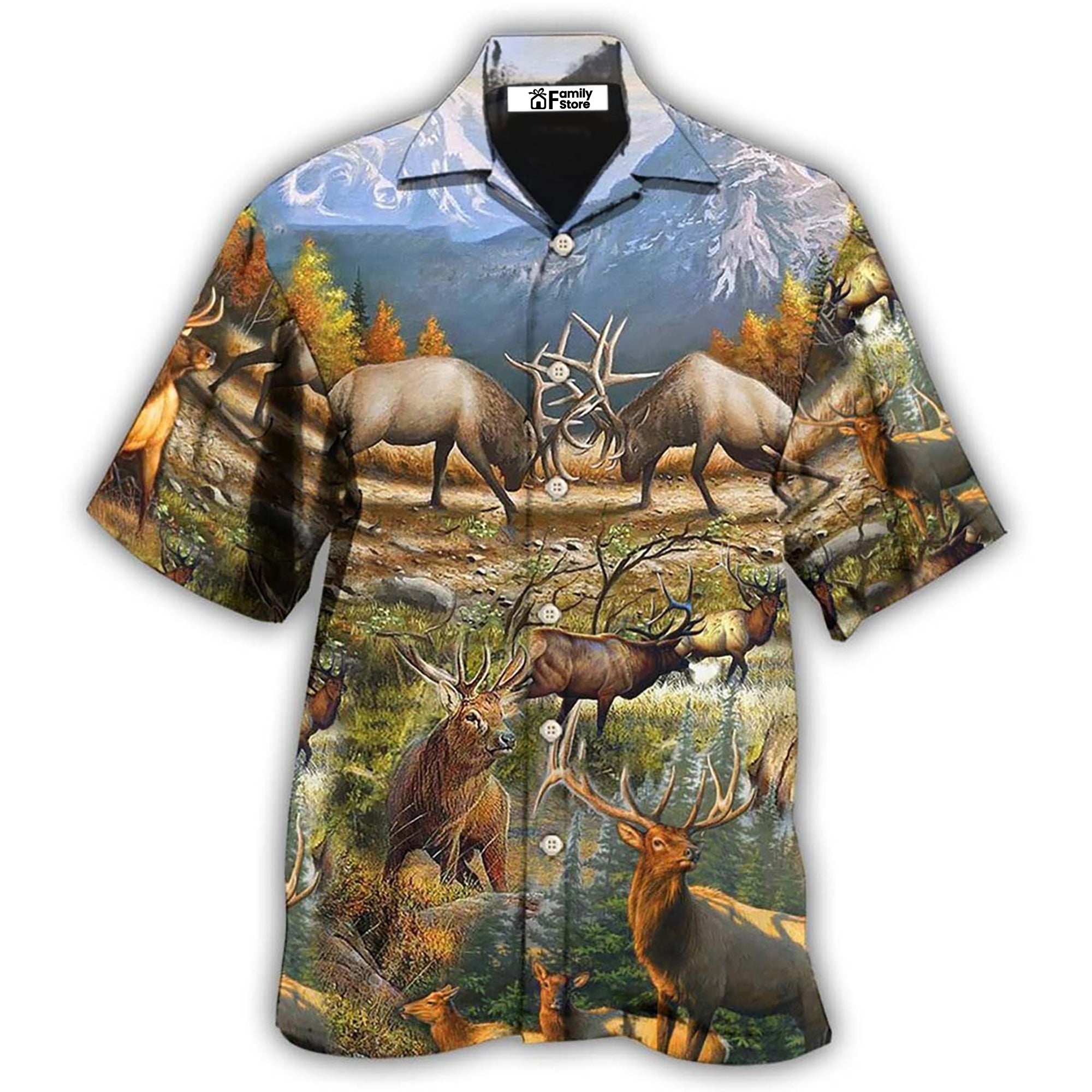 Hunting Love Life Style Mountain - Hawaiian Shirt