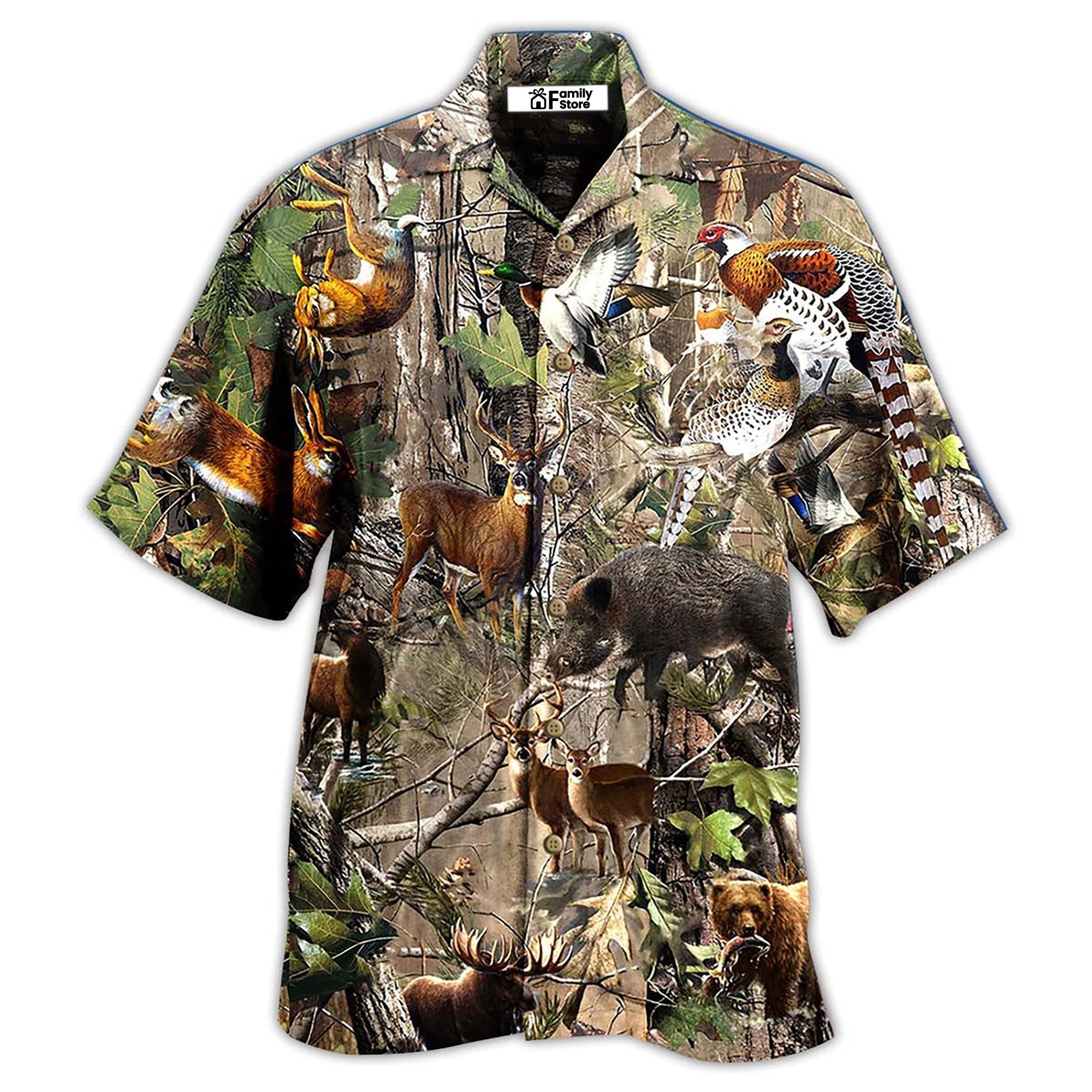 Hunting Lover Animals Cool - Hawaiian Shirt