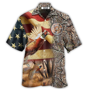 Hunting Pheasant Hunting American - Hawaiian Shirt