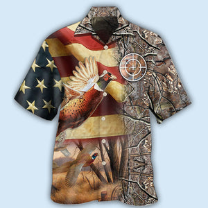 Hunting Pheasant Hunting American - Hawaiian Shirt