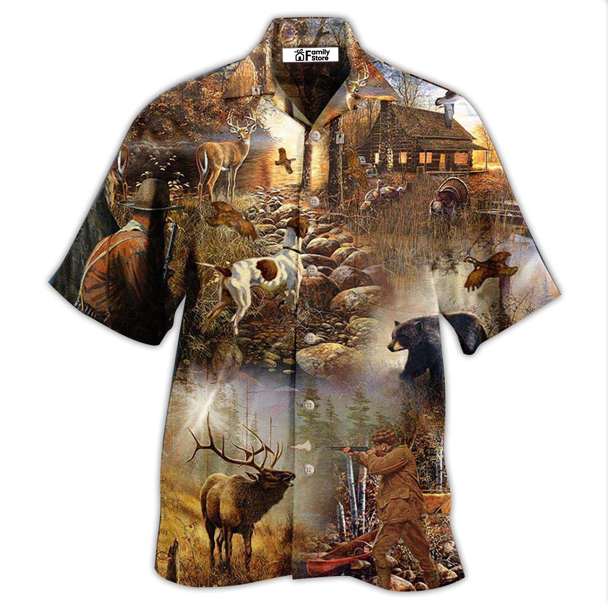 Hunting Rise Shine It's Hunting Time Cool - Hawaiian Shirt