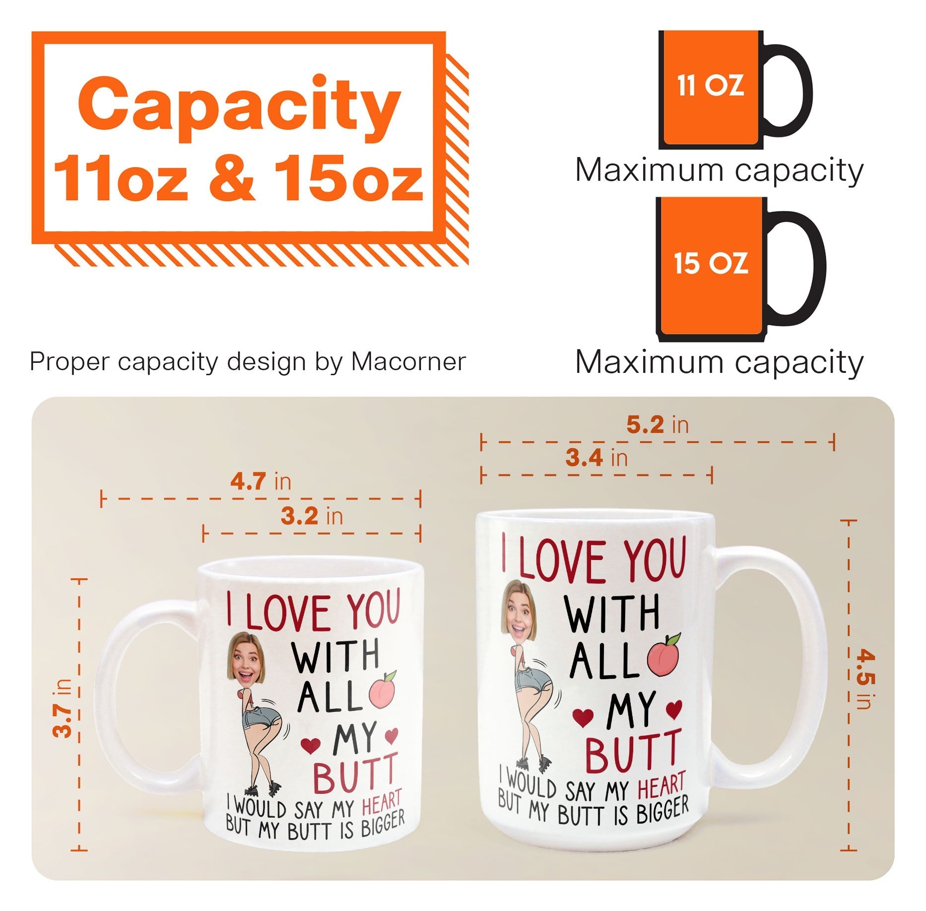 I Love You With All My Butt Personalized Photo Mug_5_fdf4fea4 edf5 4983 98a4 9980d7933bff