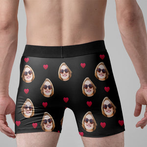 Custom Photo I Sucked It - Gift For Boyfriend, Husband, Anniversary - Funny Personalized Custom Boxer Briefs, Men's Boxers