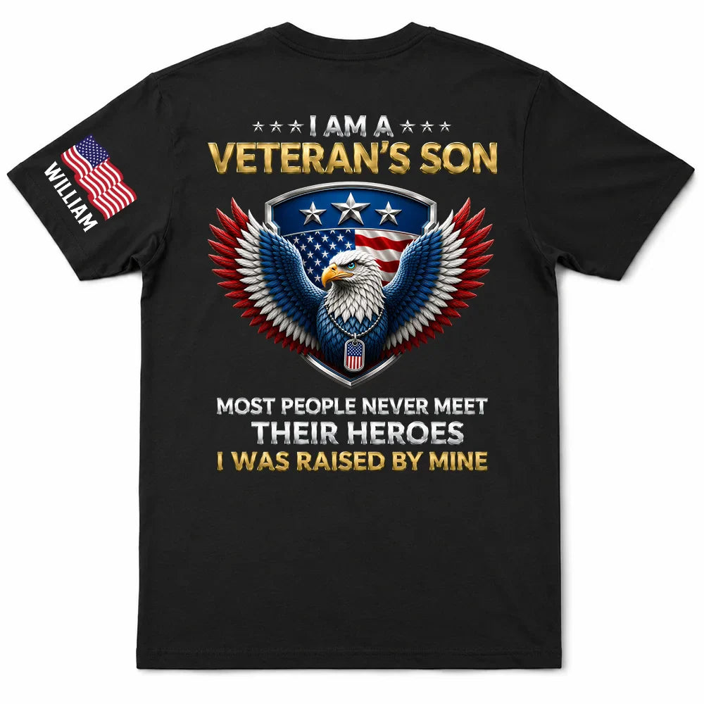 IAmAVeteran_sSonDaughter PersonalizedTShirt YM240 IMA197 MK4