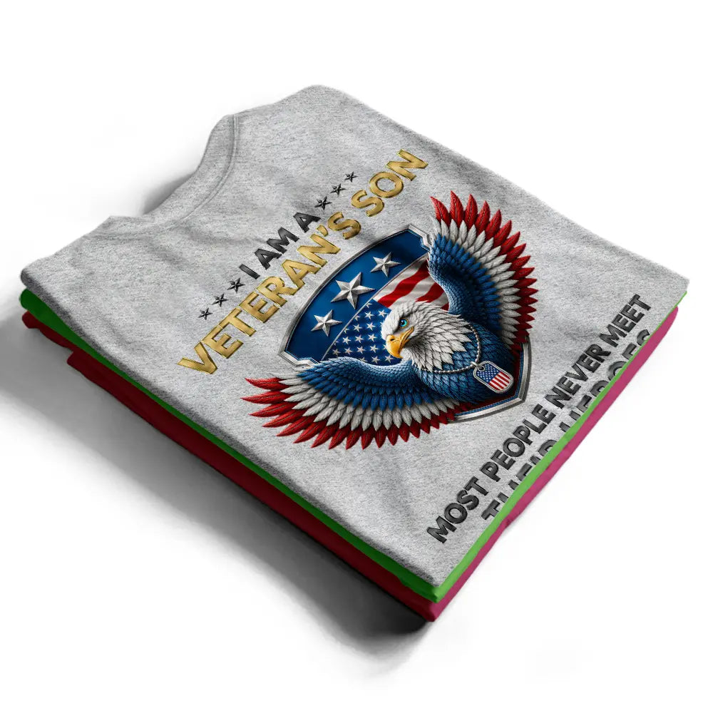 IAmAVeteran_sSonDaughter PersonalizedTShirt YM240 IMA197 MK6