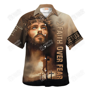 Crucifixion Of Jesus Hawaiian Shirt