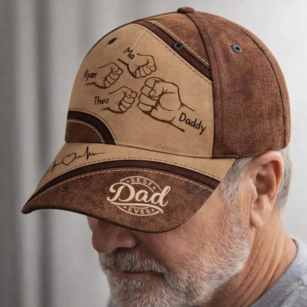 I_Love_My_Dad_ _Personalized_Classic_Cap_ _Custom_Gifts_for_Dad_Papa_2