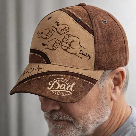 I_Love_My_Dad_ _Personalized_Classic_Cap_ _Custom_Gifts_for_Dad_Papa_2