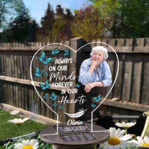 Always On My Mind - Personalized Memorial Photo Ornament CU4092622