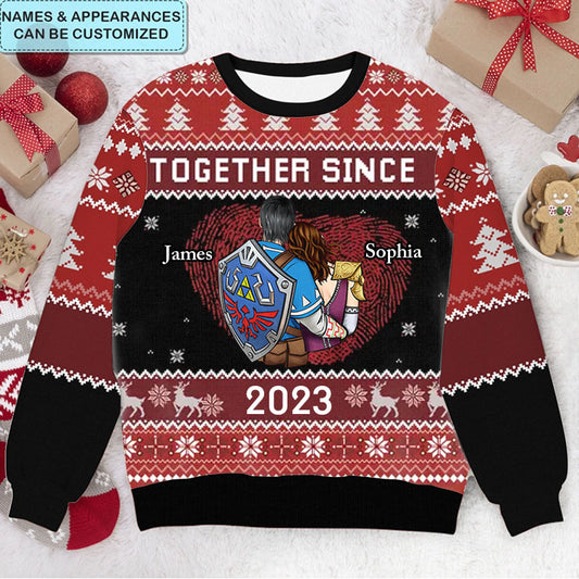 I_mYoursNoReturnsZelda PersonalizedCustomUglySweater ChristmasGiftForCouple_Wife_Husband_FamilyMembers