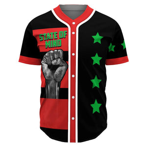 Personalized State Of Mind, Juneteenth Shirt - Baseball Tee Jersey Shirt