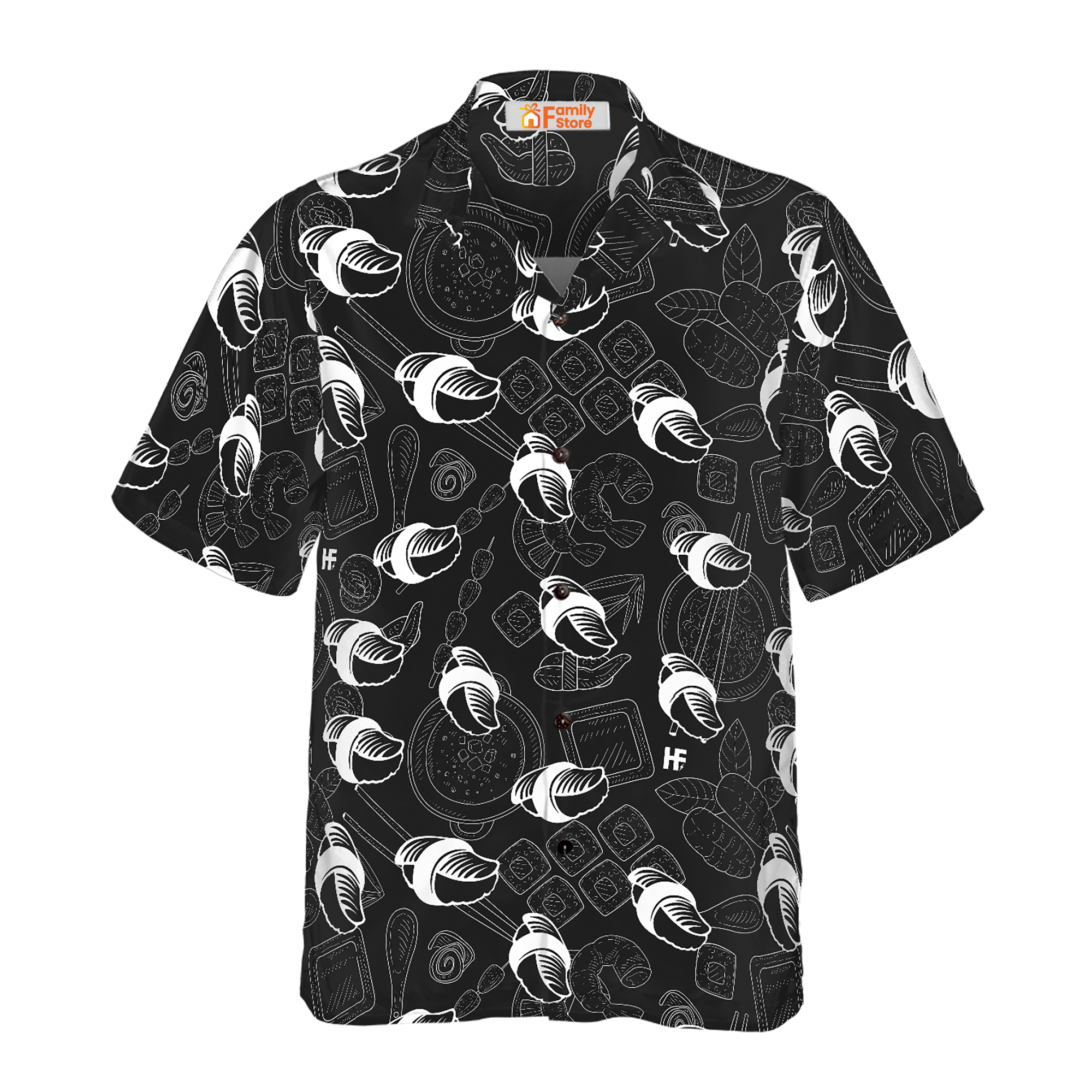 Japanese Sushi Food Hawaiian Shirt