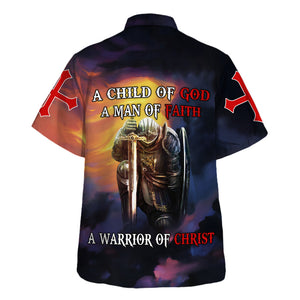 Jesus A Warrior Of Christ Lion And Sword Hawaiian Shirt