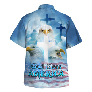 Jesus God Bless America Hawaiian Shirt