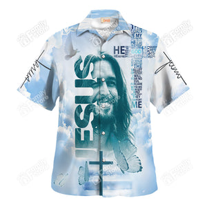 Jesus He Leads Me Beside Quiet Water Hawaiian Shirt