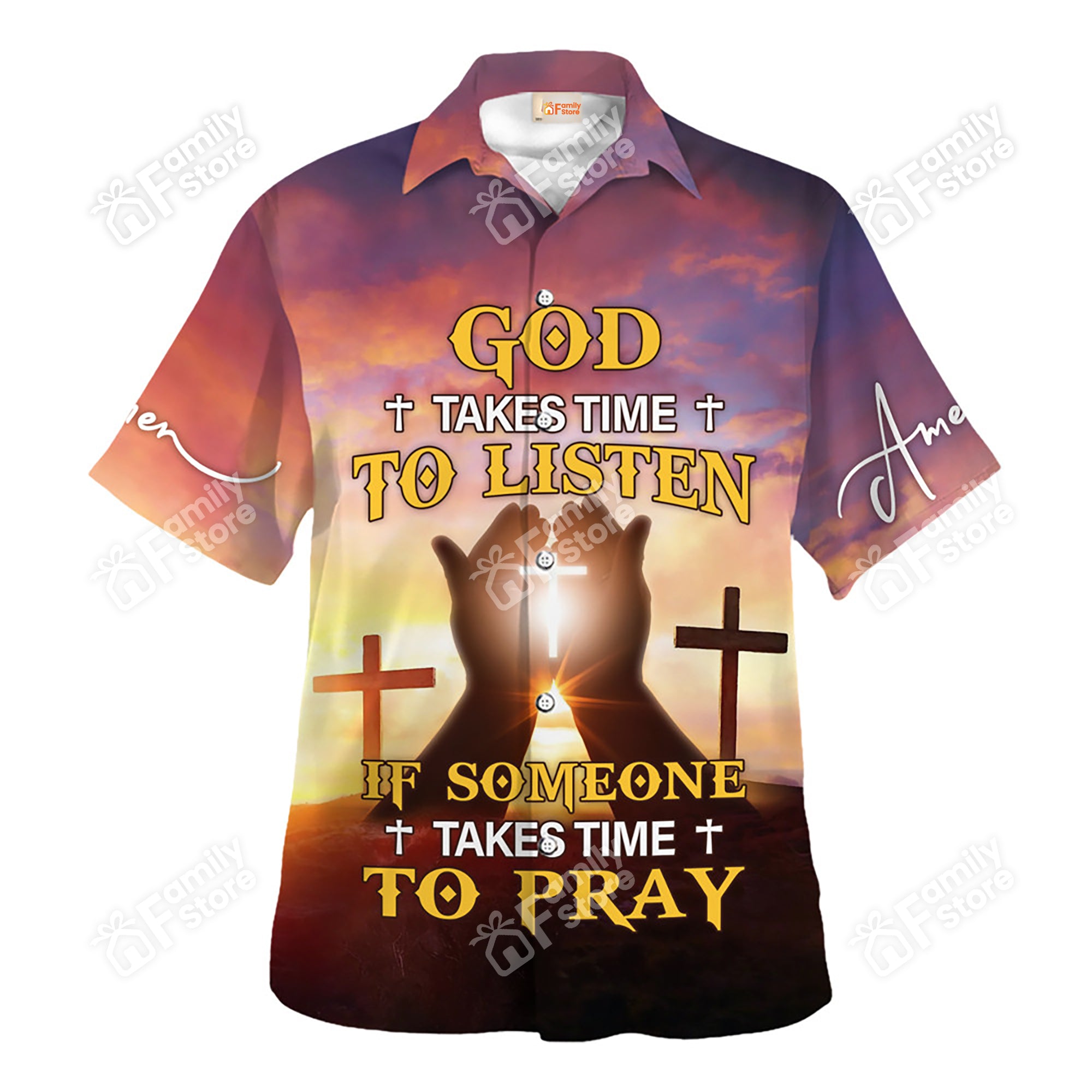 Jesus If Someone Takes Time To Pray Hawaiian Shirt