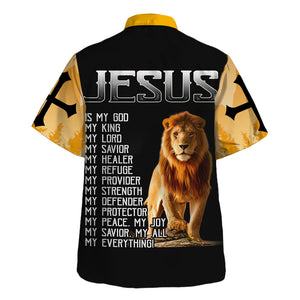 Jesus Is My Provider Lion Hawaiian Shirt