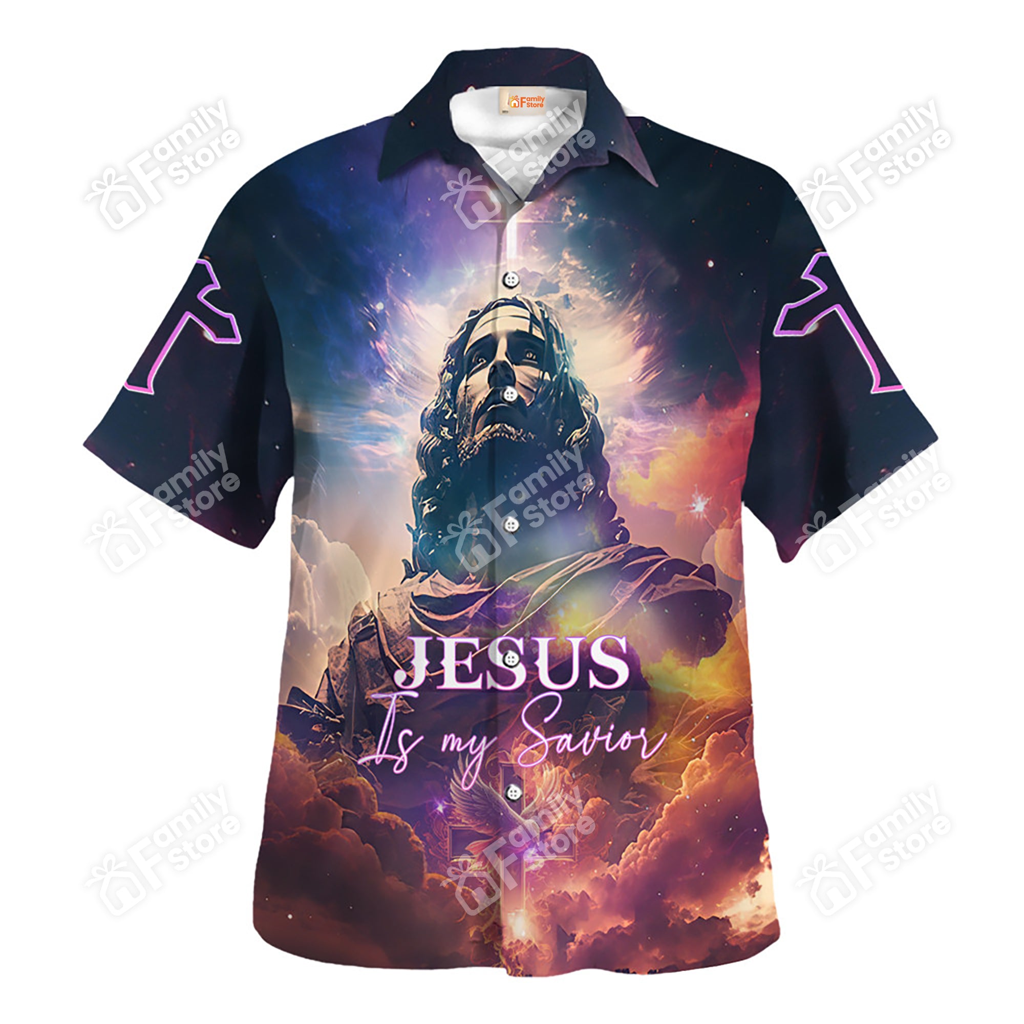 Jesus Is My Savior Aloha Hawaiian Shirt