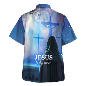 Jesus Is My Savior Blue Hawaiian Shirt