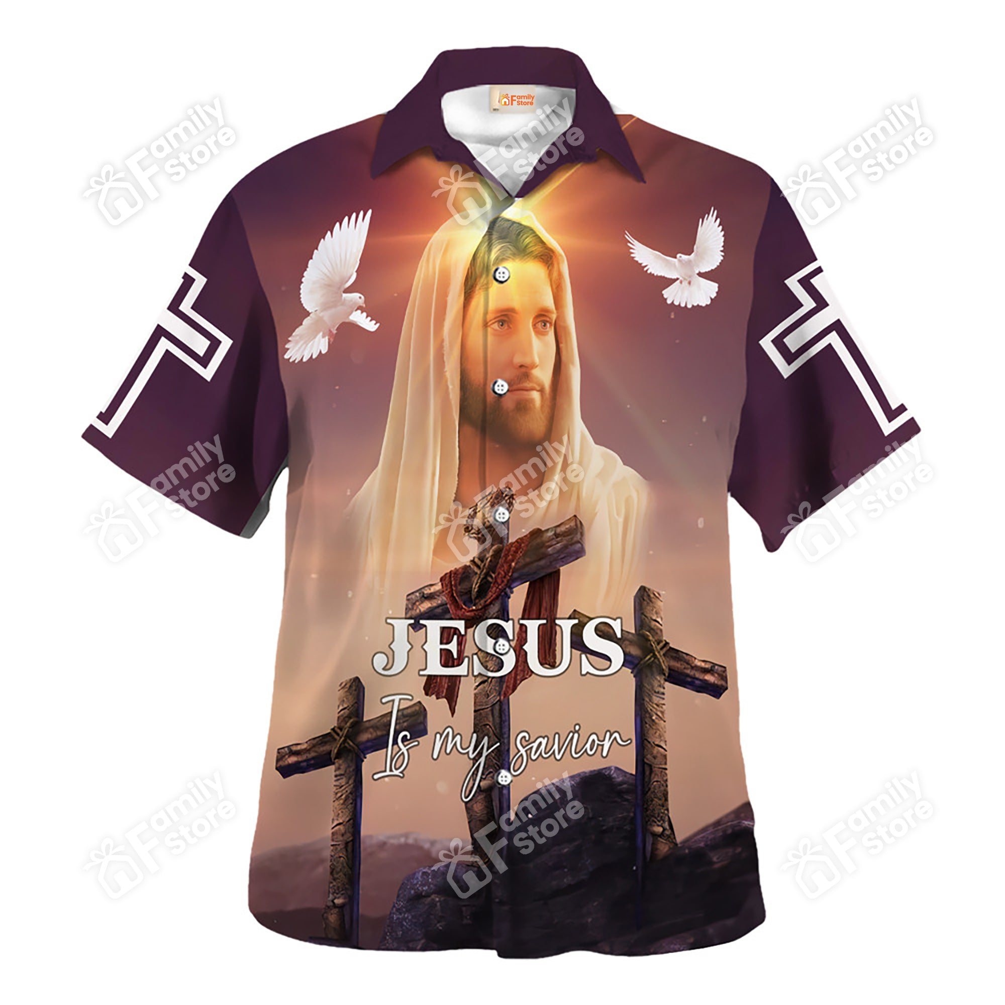 Jesus Is My Savior Hawaiian Shirt