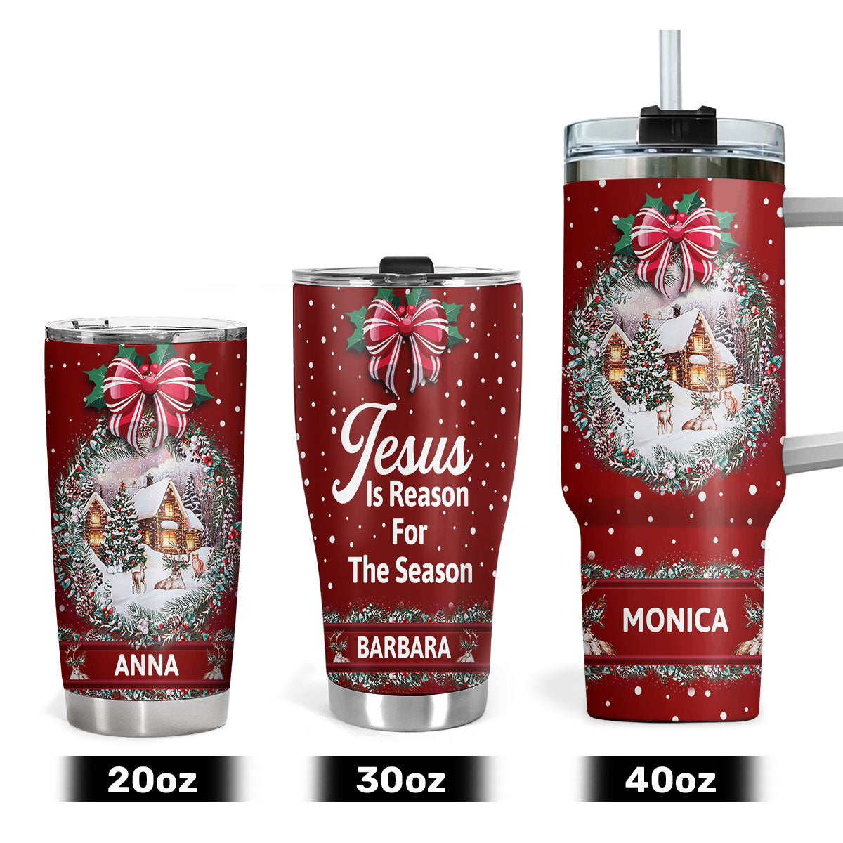 JesusIsReasonForTheSeasonPersonalizedStainlessSteelTumbler_4