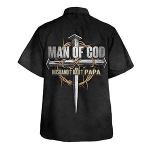 Jesus Man Of God For Husband Dad Papa Hawaiian Shirt