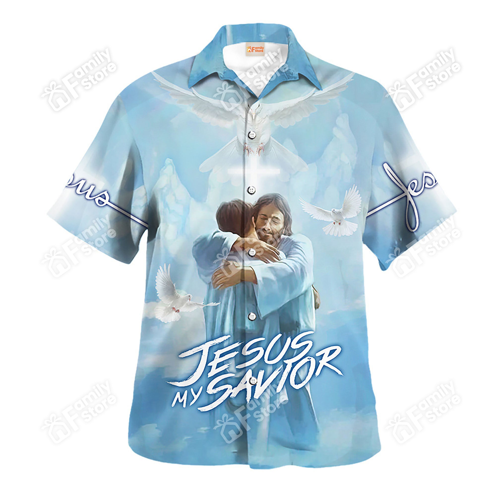 Jesus My Savor in Heaven Hawaiian Shirt