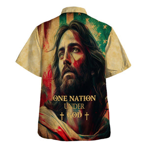 Jesus One Nation Under Colorful Hawaiian Shirt