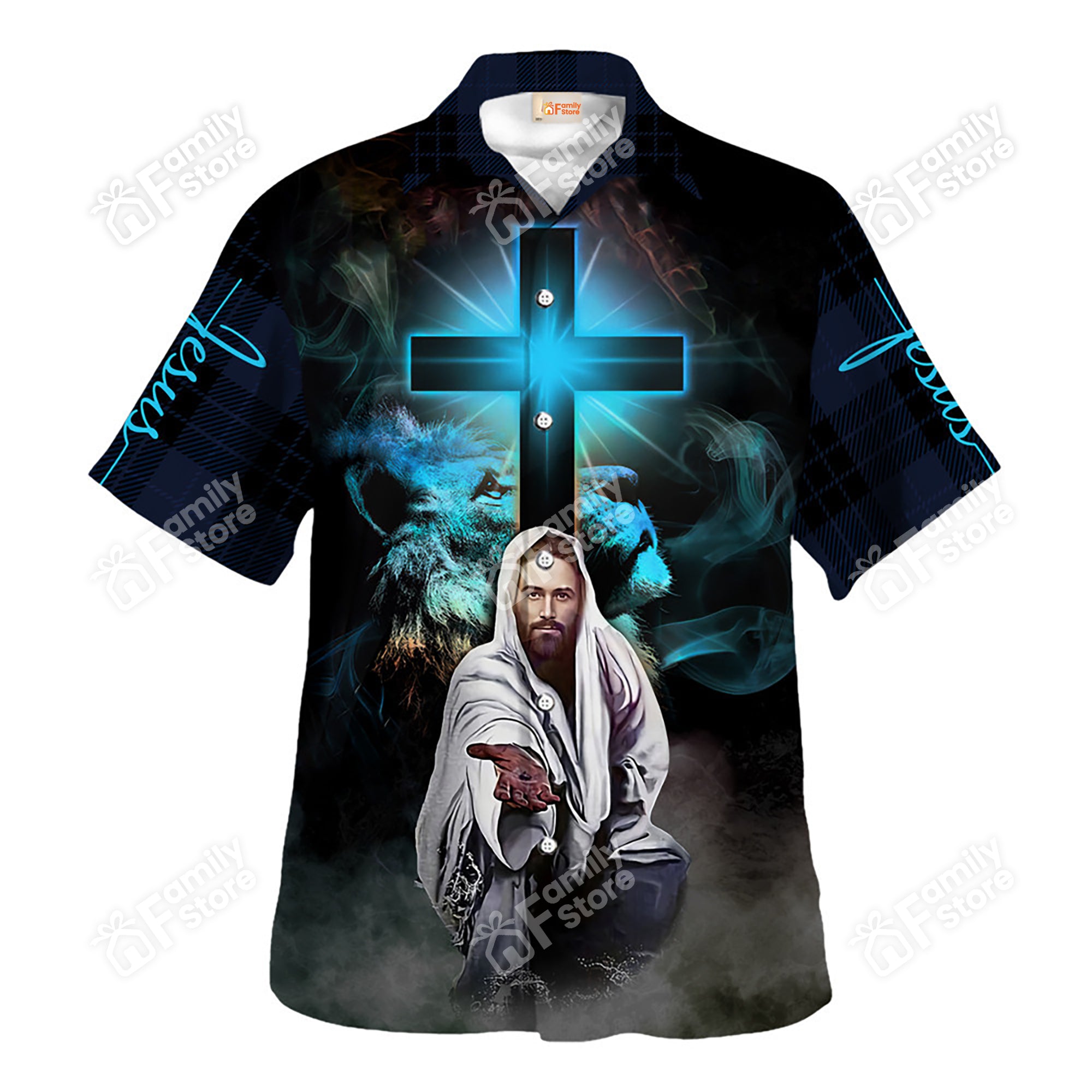 Jesus Promise Keeper Light In The Darkness Hawaiian Shirt