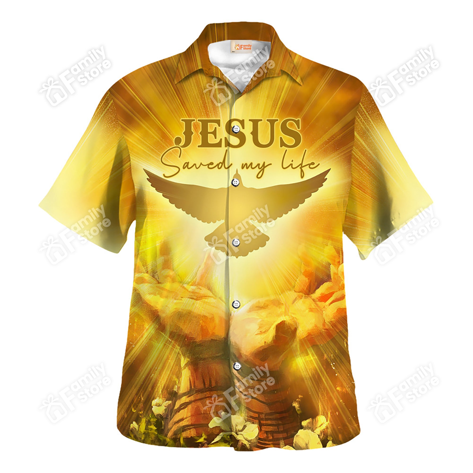 Jesus Saved My Life Hawaiian Shirt