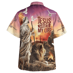 Jesus Saved My Life Hawaiian Shirt