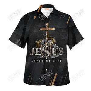 Jesus Saved My Live Hawaiian Shirt