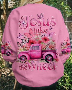 Jesus Take The Wheel - Women's All Over Print Shirt - AT407005