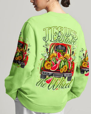 Jesus Take The Wheel Watermelon - Women's All Over Print Shirt - AT4080528