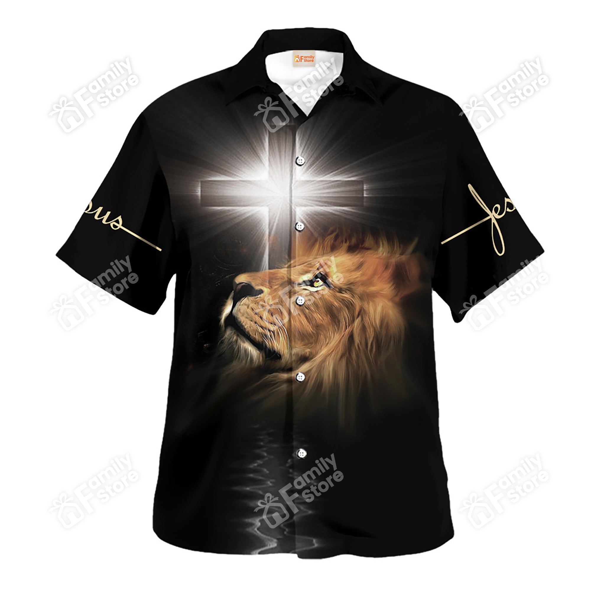 Jesus The Light Shines In The Darkness Hawaiian Shirt