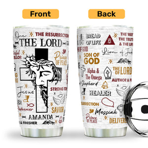 Jesus The Lord Of Lords | Personalized Stainless Steel Tumbler