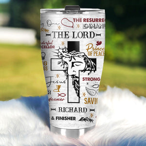 Jesus The Lord Of Lords | Personalized Stainless Steel Tumbler