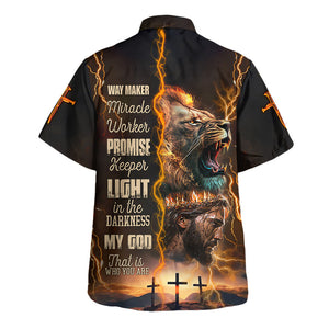 Jesus Way Maker Miracle Worker Promise Hawaiian Shirt