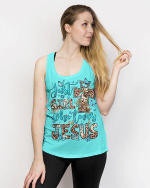 Just A Girl Who Loves Jesus - Women's All Over Print Shirt - AT4080505