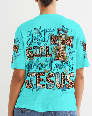 Just A Girl Who Loves Jesus - Women's All Over Print Shirt - AT4080505