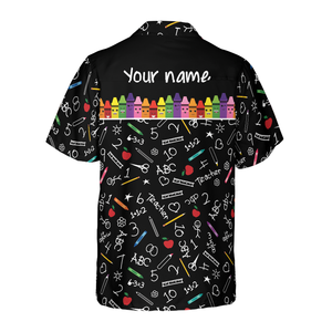 Kindergarten Teacher Custom Hawaiian Shirt